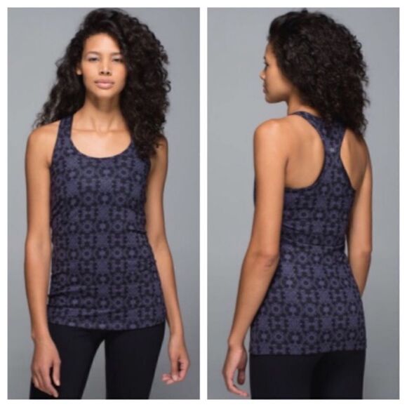 Lululemon Cool Racerback, Prisma Nightfall Size 6 - Picture 2 of 9